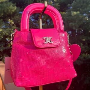 Juicy Couture, Live Laugh, Pink Flash Crossbody Bag​​ NWT